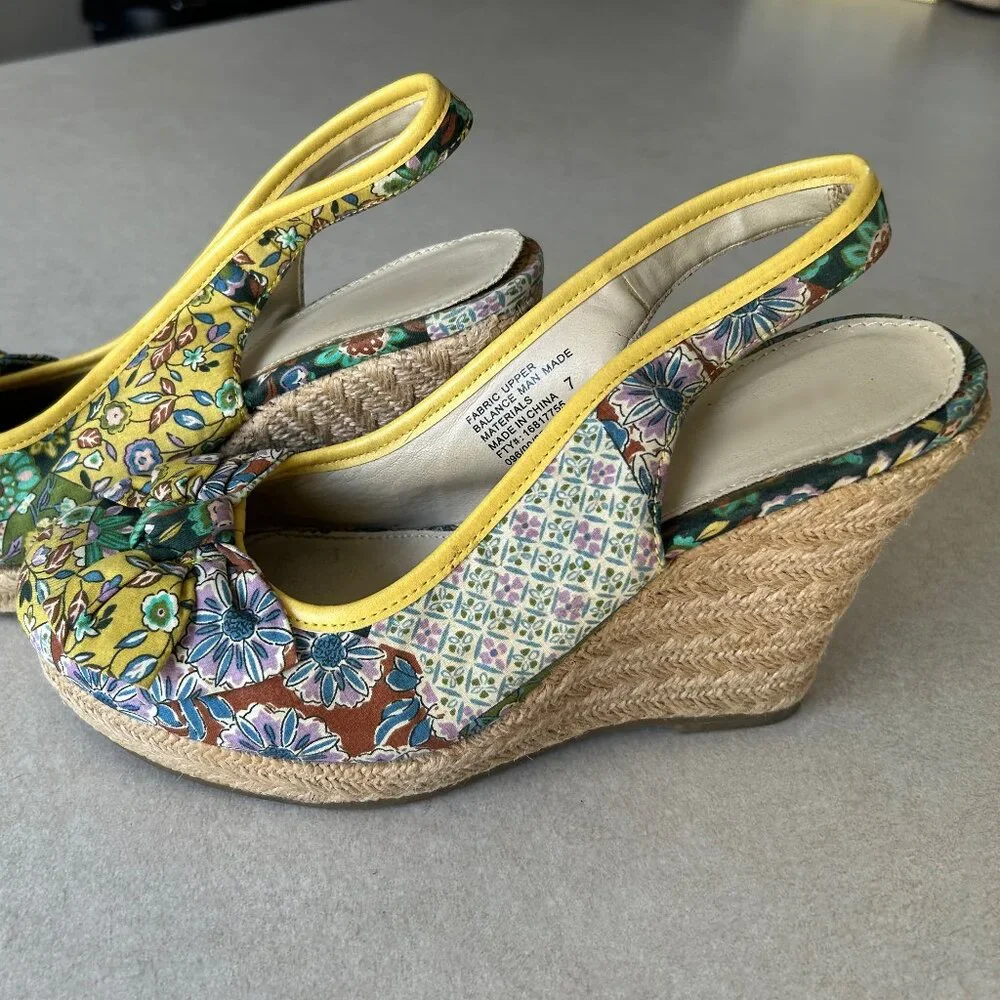 Patchwork Wedge Sandals ASO Alex Russo